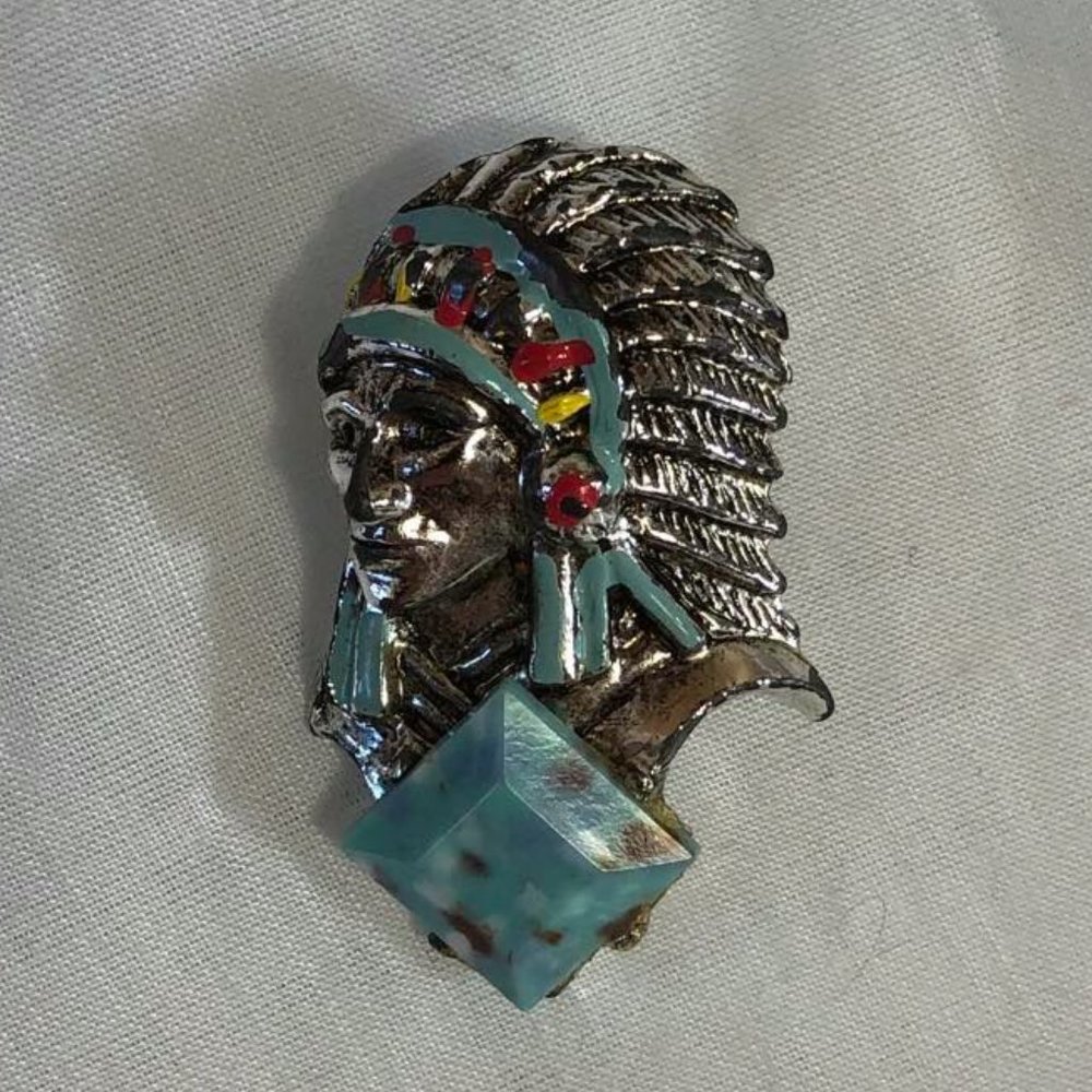 Native American Indian brooch